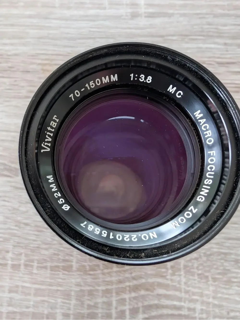 Vivitar 70-150mm 1:3.8 MC Macro Focusing Zoom Camera Lens